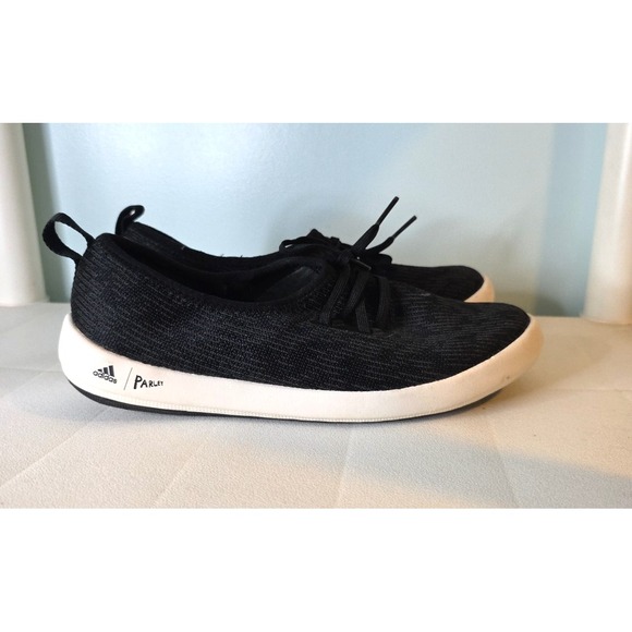 Adidas Parley Terrex Boat Sleek Black W Size 7 - Outdoors Boating Water Sports - Picture 1 of 8